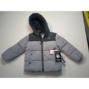 Reebok Toddler Grey Heavyweight Puffer Jacket 5T - NWT